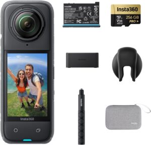 Limited-Time Sale for Summer Surprises AED 99د.إ：Insta360 X4 Endurance Bundle - 8K Waterproof 360 Action Camera, 4K Wide-Angle Video, Invisible Selfie Stick, Removable Lens...