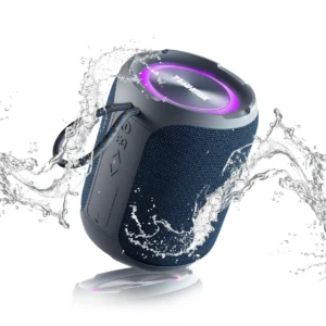 [Today Only Free Shipping]YEAHBOX Portable Speaker with Stereo Wireless, IPX7 Waterproof Speaker with 4-in 1 BT/Aux/TF-Card/U Disk Input, Wireless Speaker for...